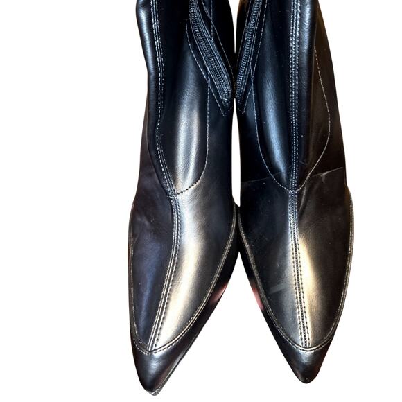 Fashion Nova 8.5 Black Women's Thigh High Over Knee Boots 4 1/2 Inch Heel Shoes - Picture 5 of 8